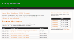 Desktop Screenshot of familyministriesbridgeville.com